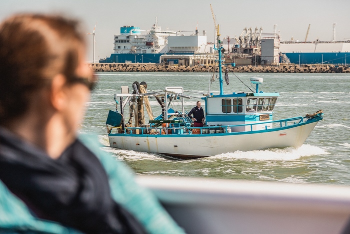 Havenrondvaart boottocht Zeebrugge Zephira zeeklassen "Vlaamse kust " duin en zee schoolreis activiteiten jeugdcentrum vakantieverblijf JVC