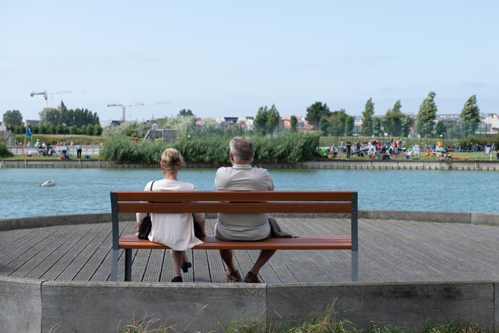Activity by the sea: Recreational Area Grasduinen (Bredene)