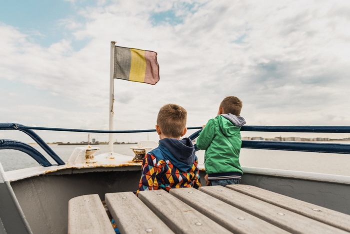 Franlis rondvaart boottocht zeeklassen "Vlaamse kust " duin en zee schoolreis activiteiten jeugdcentrum vakantieverblijf JVC