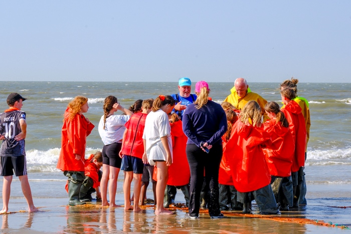 Garnaalvissen kids zeeklassen "Vlaamse kust " schoolreis activiteiten jeugdcentrum accommodatie vakantieverblijf JVC jeugdverblijfcentrum