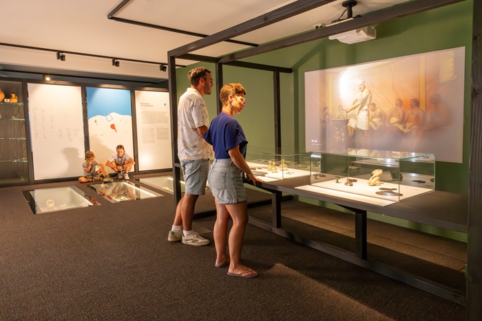 Activité en bord de mer Musée archéologique romain (RAM) (Oudenburg)