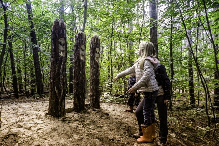 "Het Wonderbos" zeeklassen "Vlaamse kust " schoolreis activiteiten jeugdcentrum accommodatie vakantieverblijf JVC jeugdverblijfcentrum wandeltocht ontdekking 